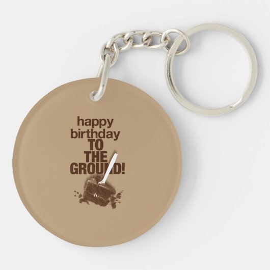 Op de grond sleutelhanger (Achterkant)