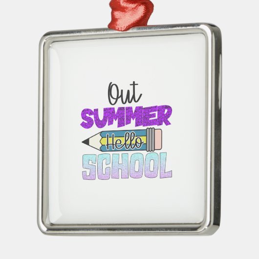 Op de Hallo Metalen Ornament (Links)