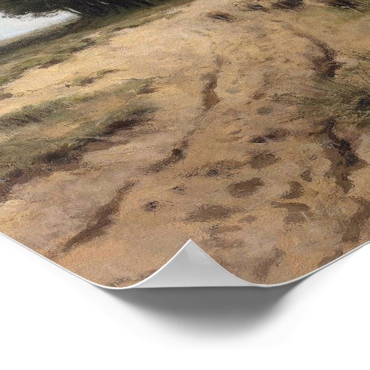 Op de Heide bij Laren 1887, . Poster (Hoek)