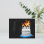 Op de heuvel briefkaart (Staand voorkant)