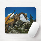 Op de heuvel Mousepad Muismat (Met muis)