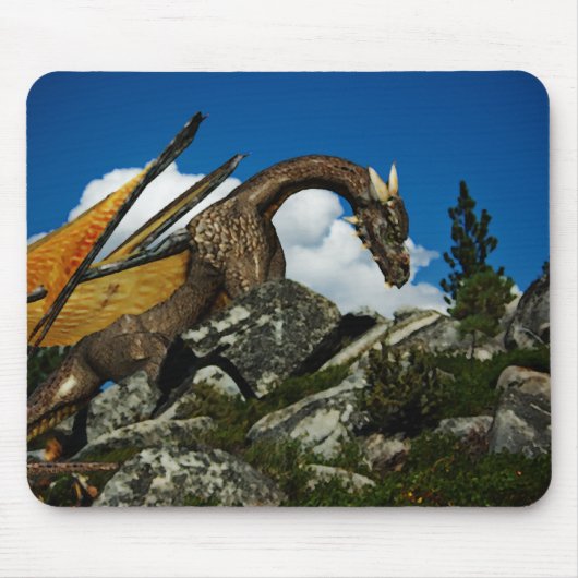 Op de heuvel Mousepad Muismat (Voorkant)