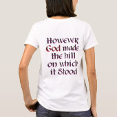 Op de heuvel t-shirt (Achterkant)