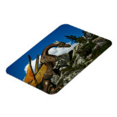 Op de heuvel Vinyl Magnet Magneet (Linkerzijde)