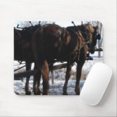 Op de Hitching Post Muismat (Met muis)