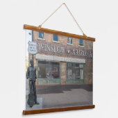 Op de hoek staan hangend wandkleed (Gebogen)