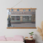 Op de hoek staan hangend wandkleed (Slaapkamer)