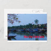Op de Hoi An Vietnam Briefkaart (Voorkant / Achterkant)