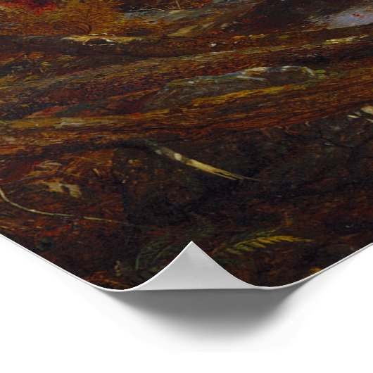 Op de Hudson-rivier 1860 (olie op het canvas) Poster (Hoek)