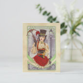 Op de Hunt - Londen 1890 briefkaart (Staand voorkant)