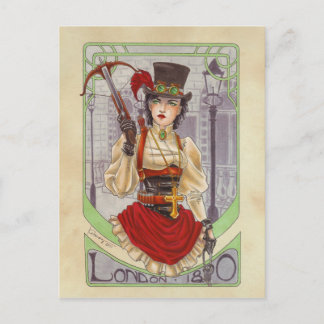 Op de Hunt - Londen 1890 briefkaart