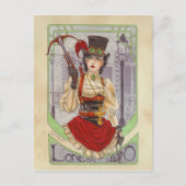 Op de Hunt - Londen 1890 briefkaart (Voorkant)