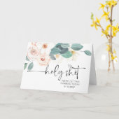 Op de huwelijksdag van mijn vrouw in de bruid kaart (Gele Bloem)