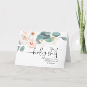 Op de huwelijksdag van mijn vrouw in de bruid kaart (Voorkant)