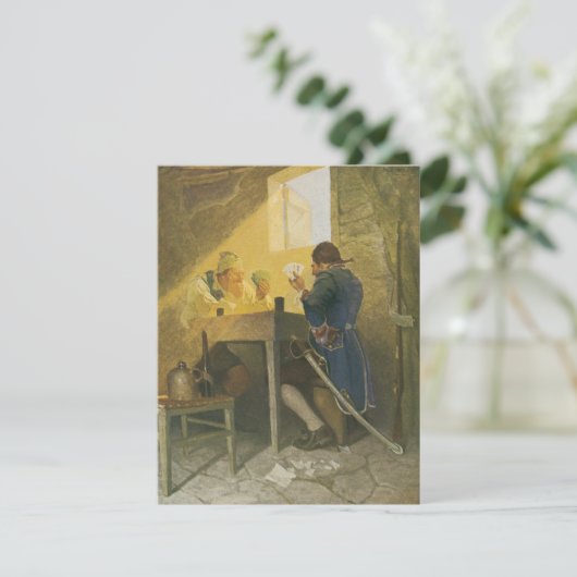 Op de kaarten in Cluny's Cage van NC Wyeth (Staand voorkant)