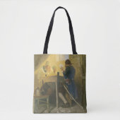 Op de kaarten in Cluny's Cage van NC Wyeth Tote Bag (Voorkant)