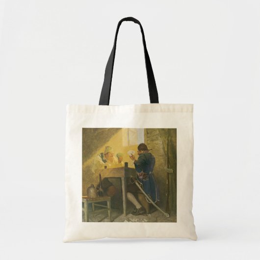 Op de kaarten in Cluny's Cage van NC Wyeth Tote Bag (Voorkant)