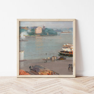 Op de kade William Blair Bruce Poster