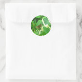 Op de kamperfoelie Stickers (Tas)