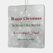 Op de kerst van Miles 2020 Keramisch Ornament (Links)