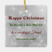 Op de kerst van Miles 2020 Keramisch Ornament (Voorkant)