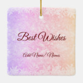 Op de kerst van Miles 2020 Keramisch Ornament (Achterkant)