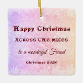 Op de kerst van Miles 2020 Keramisch Ornament (Voorkant)