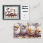 Op De Kippenboerderij Visitekaartje (Voorkant / Achterkant)