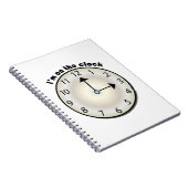 Op de klok notitieboek (Rechterzijde)