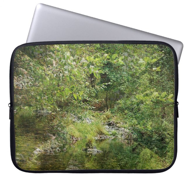 Op de kreek.... laptop sleeve (Voorkant)