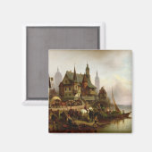 Op de kust, 1872 magneet (Voorkant / Achterkant)