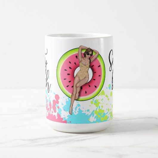 op de kust geïnspireerd koffiemok (Center)