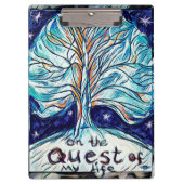 Op de Kust van mijn leven - Boom - sterren. Klembord (Voorkant)