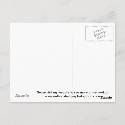 Op de kusten van Loch Ness met het monster Briefkaart (Achterkant)