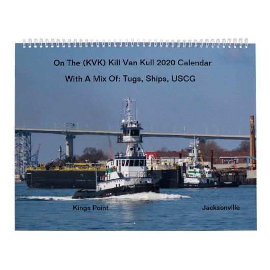 Op de (KVK) Kill Van Kull 2020-kalender Kalender (Hoes)