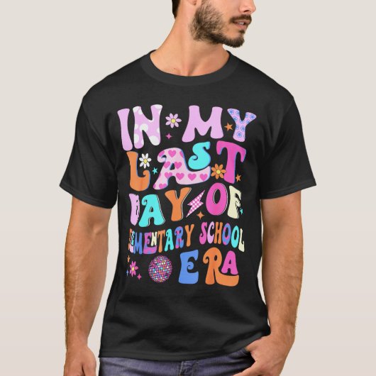 Op de laatste dag van de basisschoolperiode kinder t-shirt (Voorkant)