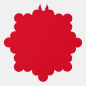 Op de leuke lijst Kerstfoto Ornament Kaart (Achterkant)