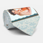 Op de lijnverbinding stropdas (Opgerold)