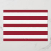 Op de lijst van Nice | Volledige foto Folie Feestdagenkaart (Achterkant)