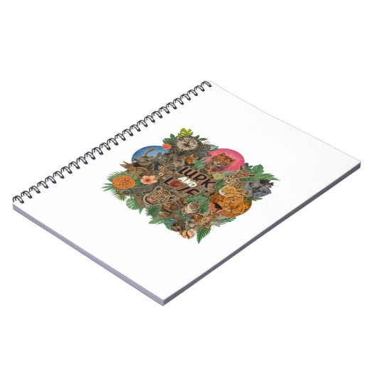 op de loer liggen en liefhebben notitieboek (Linkerzijde)