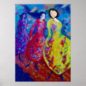 Op de loopbrug poster (Voorkant)