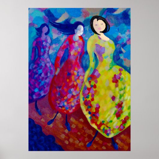 Op de loopbrug poster (Voorkant)