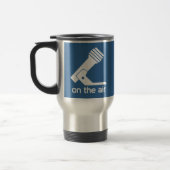 Op de luchtreisboot (blauw) reisbeker (Links)