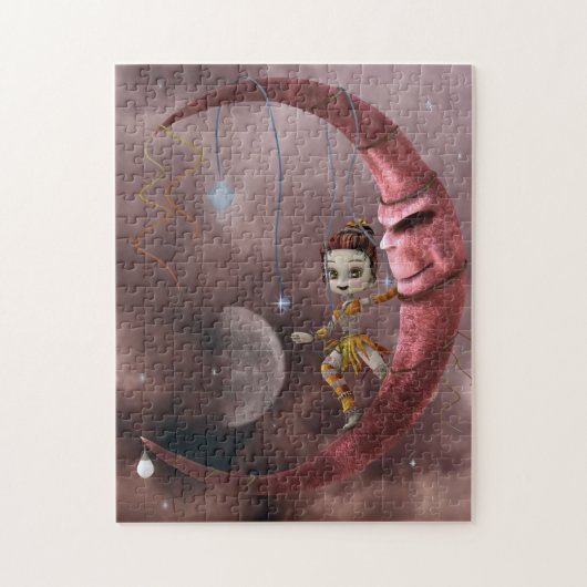 op de maan legpuzzel (Verticaal)