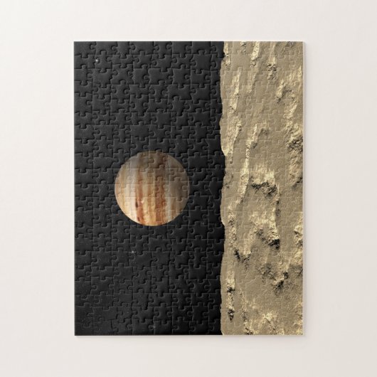 Op de maan staan legpuzzel (Verticaal)