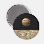 Op de maan staan magneet (Voorkant / Achterkant)