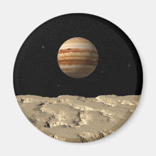 Op de maan staan magneet