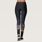 Op de Margaret Hunt Hill Bridge Leggings (Achterkant)