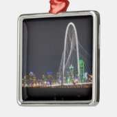 Op de Margaret Hunt Hill Bridge Metalen Ornament (Links)