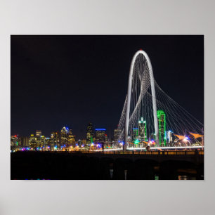 Op de Margaret Hunt Hill Bridge Poster